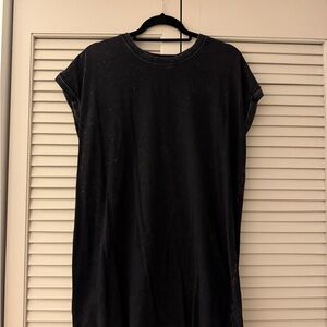 Black Casual T-Shirt Dress